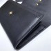 Gucci Web Sylvie Leather Continental Wallet 476084 Black 2017