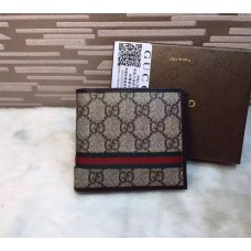 Gucci gg supreme bi-fold wallet 365491