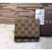 Gucci metal bar original GG bi-fold wallet 233100