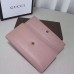 Gucci miss GG leather continental wallet 337335 light pink