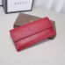 Gucci miss GG leather continental wallet 337335 red