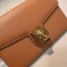 Gucci animalier leather chain wallet 414984 brown