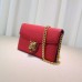 Gucci animalier leather chain wallet 414984 red