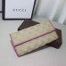 Gucci miss GG original GG canvas continental wallet 337335 light purple