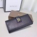 Gucci miss GG leather continental wallet 337335 black