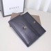 Gucci miss GG leather continental wallet 337335 black