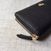 Gucci Leather Zip Around Wallet 456117 Black 2018