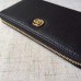 Gucci Leather Zip Around Wallet 456117 Black 2018