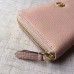 Gucci Leather Zip Around Wallet 456117 Pink 2018