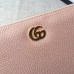 Gucci Leather Zip Around Wallet 456117 Pink 2018