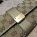 Gucci engraved gucci metal plate continental wallet 233028