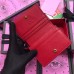 Gucci Queen Margaret GG Supreme Card Case 476072 Red