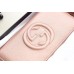 Gucci Soho Wallet 308004 Metallic Pink