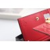 Gucci Padlock Gucci Signature Short Wallet 453155 Red