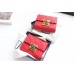 Gucci Padlock Gucci Signature Short Wallet 453155 Red