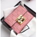 Gucci Padlock Gucci Signature Short Wallet 453155 Pink