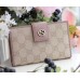 Gucci GG Supreme Card Case 337023 Pink