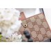 Gucci GG Supreme Card Case 337023 Beige