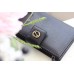 Gucci Leather Card Case 337023 Black