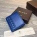 Gucci guccissima Leather bi-fold wallet 256408 blue