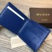 Gucci guccissima Leather bi-fold wallet 256408 blue