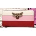 Gucci Queen Margaret Leather Zip Around Wallet ‎476069 Pink 2018