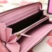 Gucci Queen Margaret Leather Zip Around Wallet ‎476069 Pink 2018