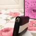 Gucci Queen Margaret Leather Zip Around Wallet ‎476069 Black/White 2018