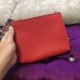 Gucci Calfskin Print Leather Mini Portfolio 495665 Red 2017