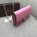 Gucci Icon Gucci Signature chain wallet 409340 pink