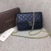 Gucci Icon Gucci Signature chain wallet 409340 black