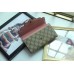 GUCCI Peony GG Supreme canvas continental wallet 431474 PINK