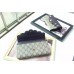 GUCCI Peony GG Supreme canvas continental wallet 431474  DARK BLUE