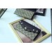 GUCCI Peony GG Supreme canvas continental wallet 431474  DARK BLUE