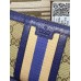 Gucci Rania Original GG zip around wallet 353651 in blue