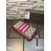 Gucci Rania Original GG zip around wallet 353651 in red