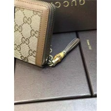 Gucci Rania Original GG zip around wallet 353651 in brown