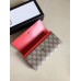 Gucci GG Supreme Continental Wallet with Cherries 476055