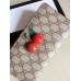 Gucci GG Supreme Zip Around Wallet with Cherries 476049