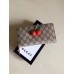 Gucci GG Supreme Zip Around Wallet with Cherries 476049