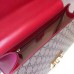 Gucci Red Padlock Medium GG Supreme Shoulder Bag