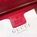 Gucci Red Padlock Medium GG Supreme Shoulder Bag