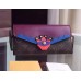 Louis Vuitton Monogram Canvas Sarah Wallet Purple