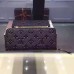 Louis Vuitton Monogram Empreinte Clemence Wallet Black