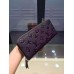 Louis Vuitton Monogram Empreinte Clemence Wallet Black