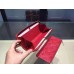 Louis Vuitton Monogram Empreinte Clemence Wallet Red