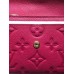 Louis Vuitton Monogram Empreinte Compact Curieuse Wallet Rosy