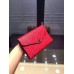 Louis Vuitton Monogram Empreinte Compact Curieuse Wallet Red