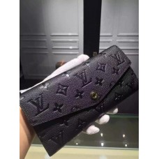 Louis Vuitton Monogram Empreinte Sarah Wallet Black