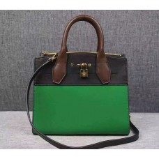 LOUIS VUITTON CITY STEAMER PM Noir Vert Acide M51034